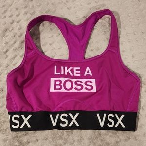 Victoria's Secret VSXSport Light Support Sports Bra Womens Size Medium Hot Pink